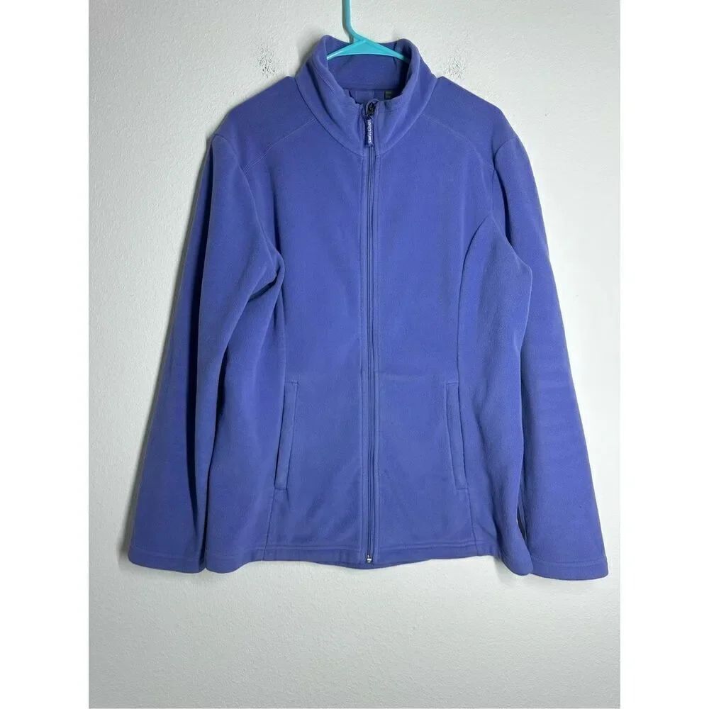 Switcher Women’s Fleece Zip Jacket Purple Sz XXL See Description